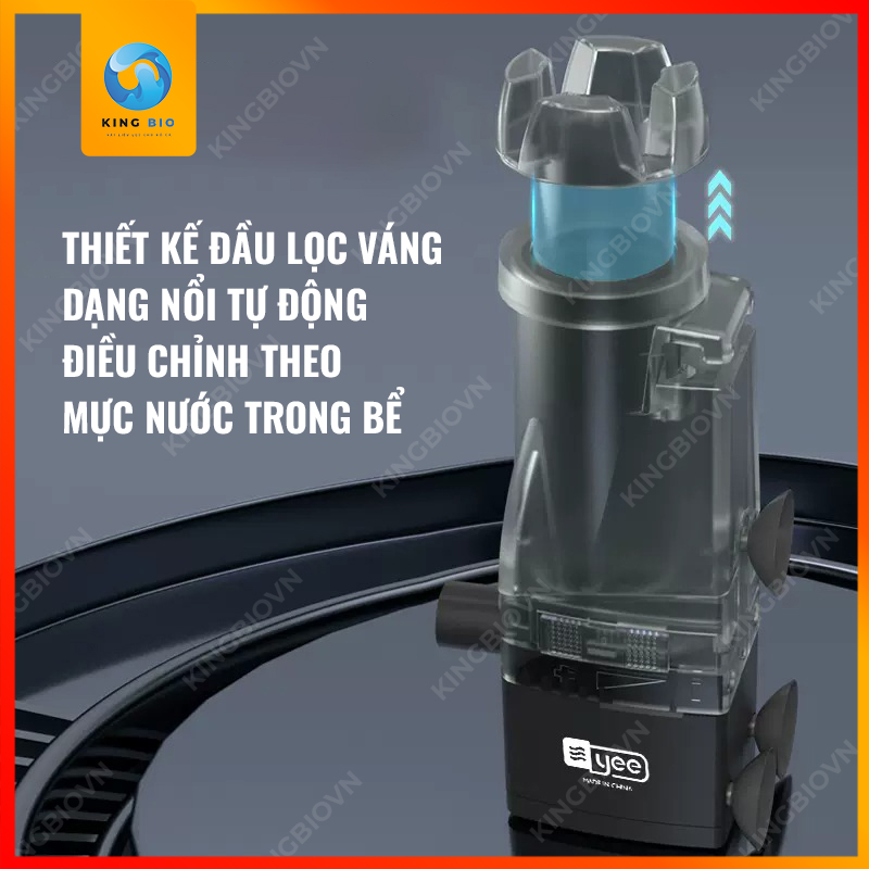 Máy lọc váng cao cấp Yee – loại bỏ lớp dầu và làm sạch bề mặt nước của bể cá