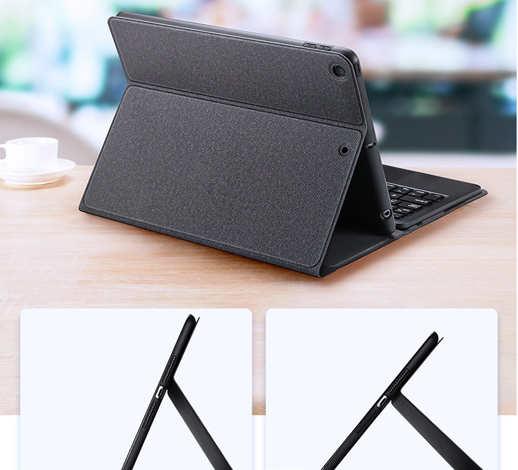 Bao Da Kèm bàn phím Dành cho iPad Gen 7/8/9 10.2inch Chính Hãng Dux ducis bàn phím kết nối bluetooth có di chuột TrackPad, có Ngăn đựng bút - hàng chính hãng