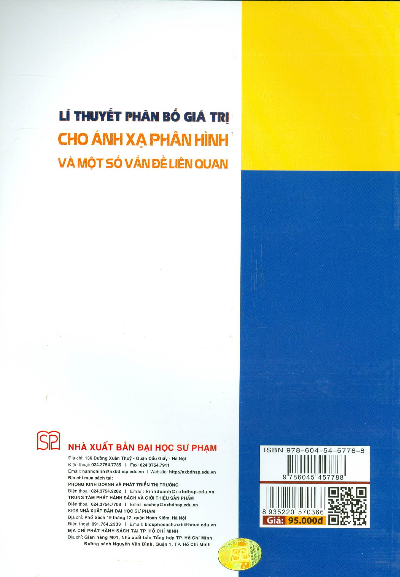 Lí Thuyết Phân Bố Giá Trị Cho Ánh Xạ Phân Hình Và Một Số Vấn Đề Liên Quan (ĐHSP)