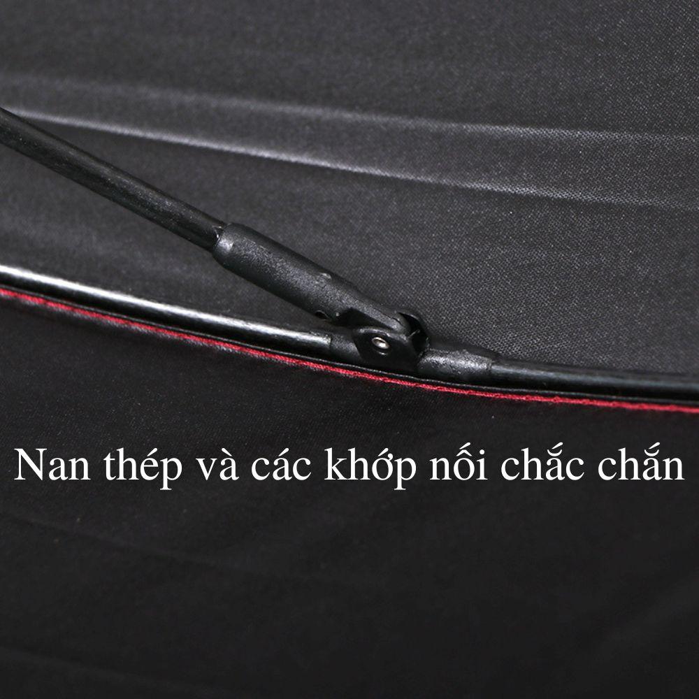 Ô dù đi mưa che nắng nút bấm tự động đóng mở dù Dù cán dài 8 nan thép đường kính 120cm