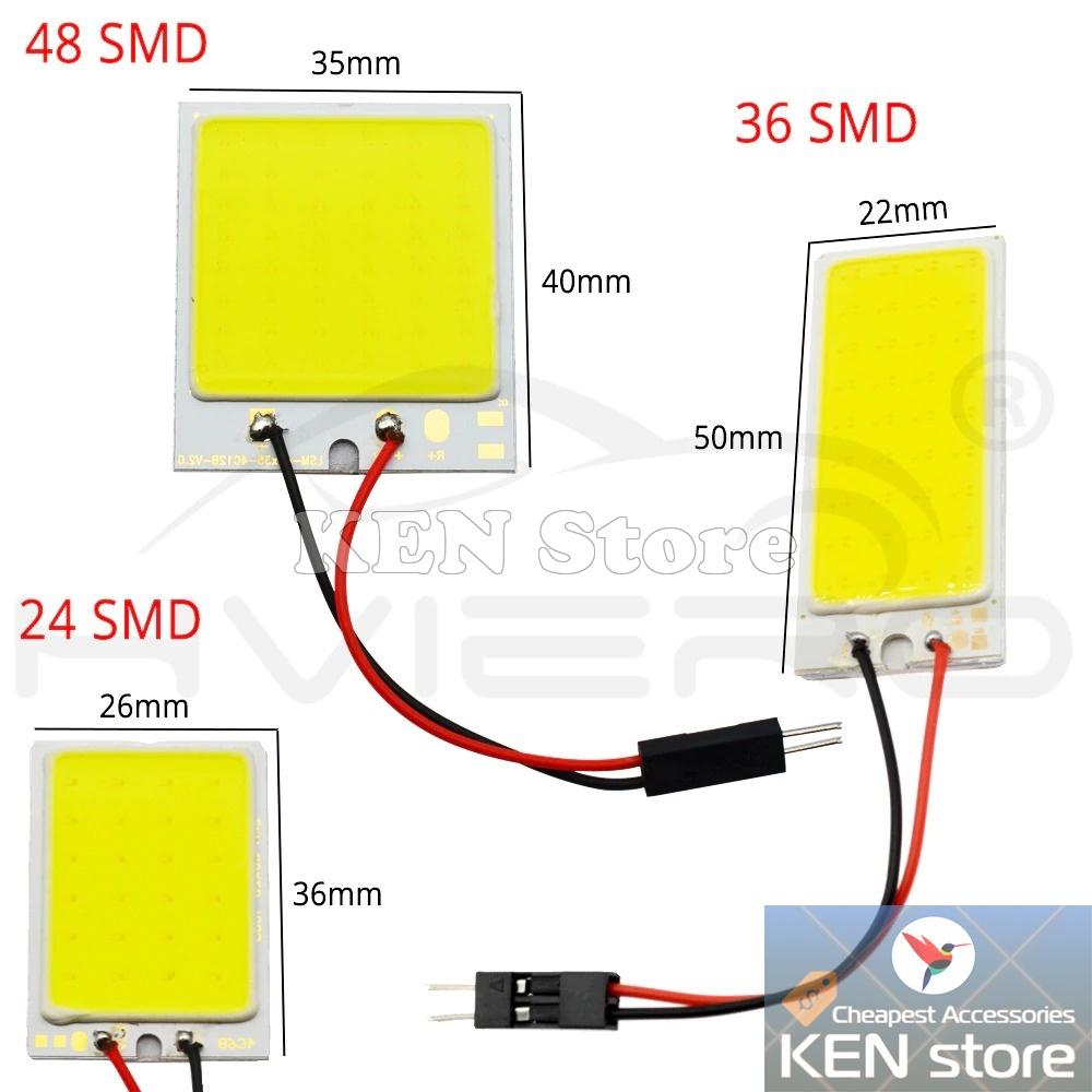 Bóng led trần ô tô 24smd 36smd 48smd