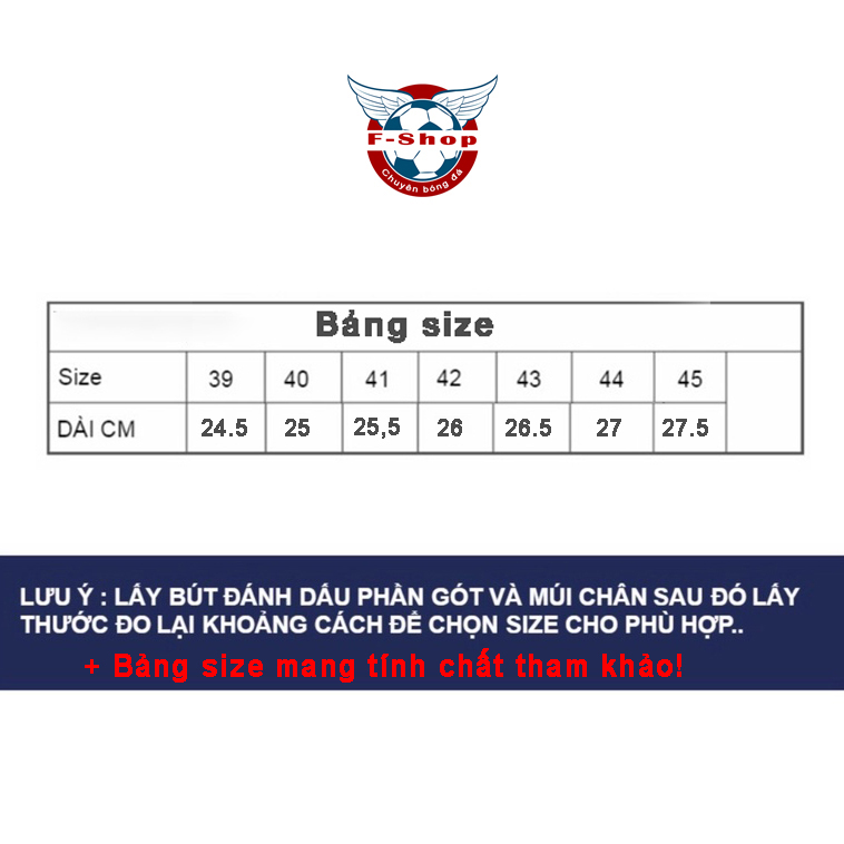 Giày Đá Bóng Sân Cỏ Nhân Tạo Parabol F03- Giày Đá Banh Sân Phủi - Bảo Hành 1 Tháng