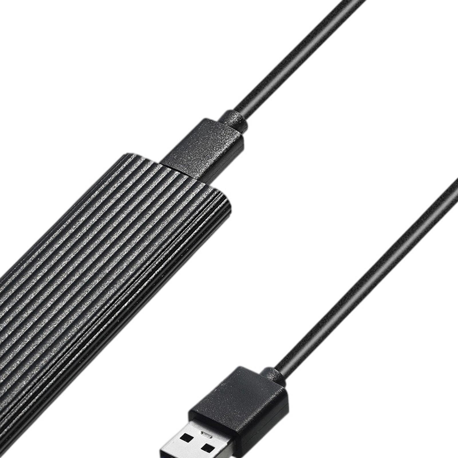 2pcs USB 3.0 to NGFF M.2 B Key SSD External Enclosure Case Cover Adapter.