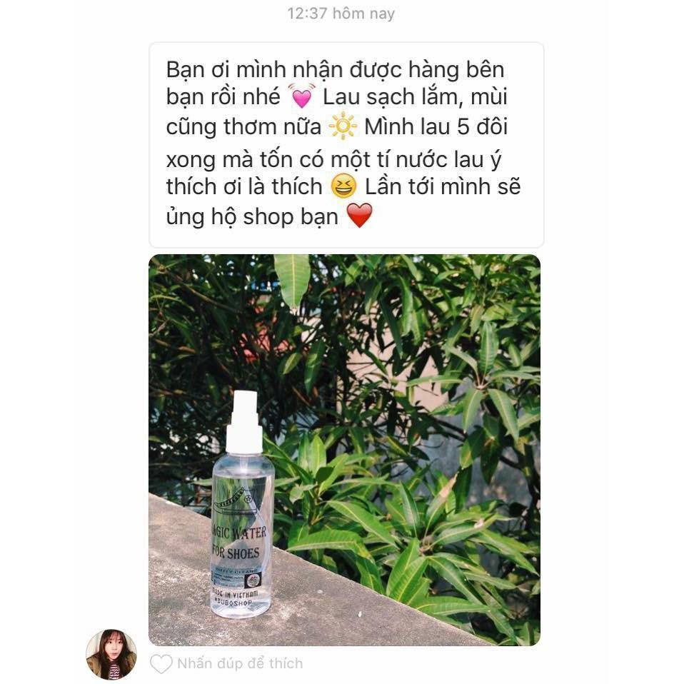 NƯỚC LAU GIÀY MAGIC WATER 100ML ( CHÍNH HÃNG, CÓ VIDEO HƯỚNG DẪN)