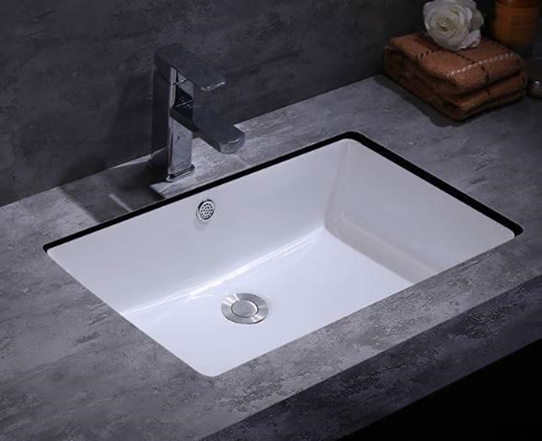 CHẬU LAVABO ÂM BÀN ĐÁ GRVL 1802