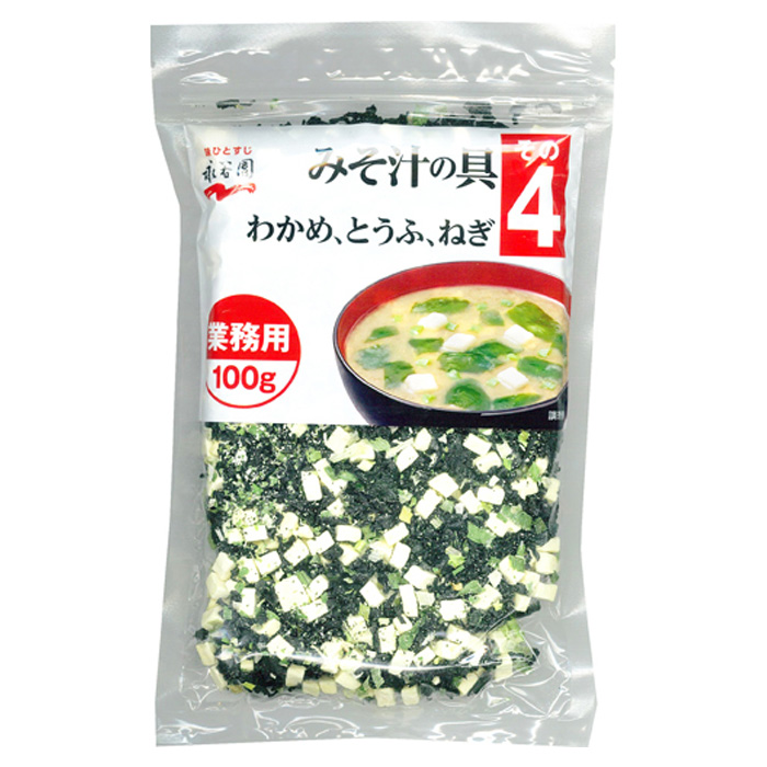 Canh Miso rong biển đậu hũ khô Nagaya Nhật Bản 100g