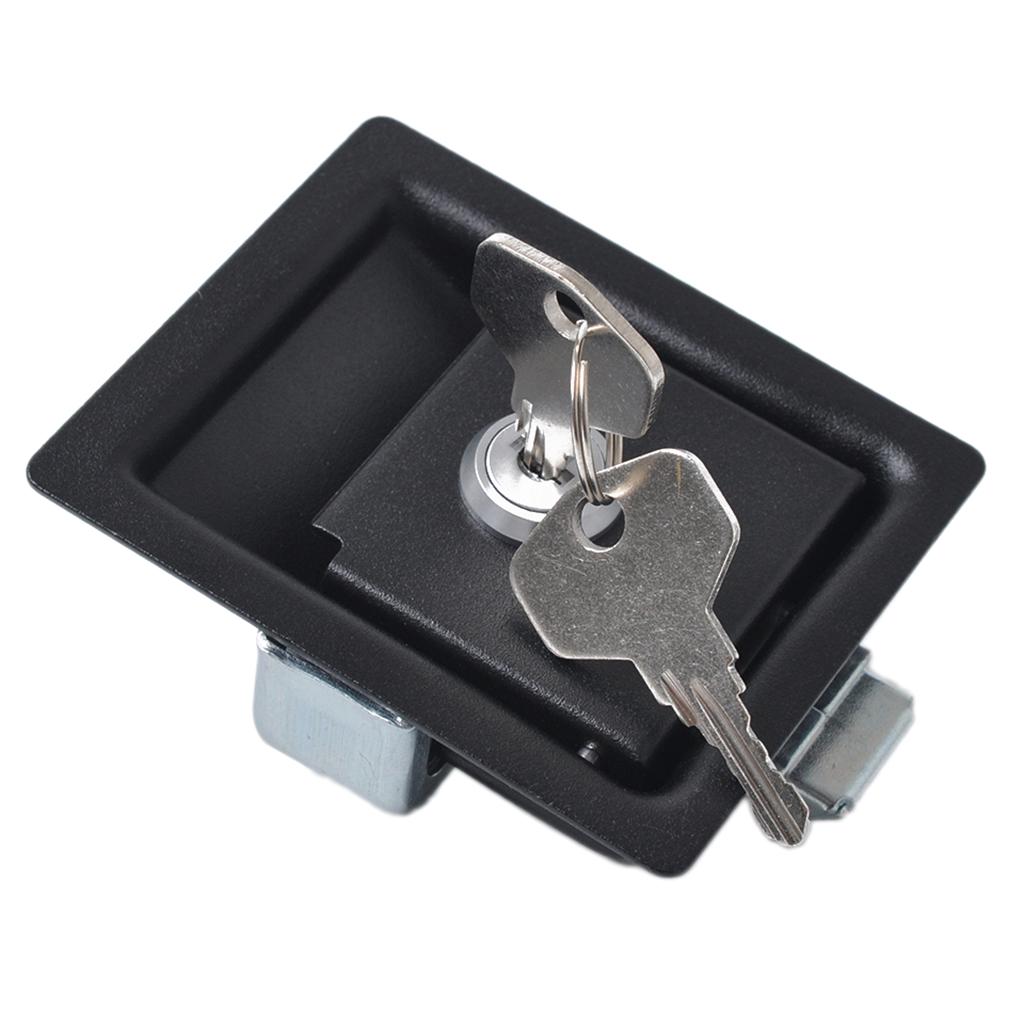 Durable RV Paddle Entry Door Lock Latch Handle Knob Deadbolt Heavy Duty