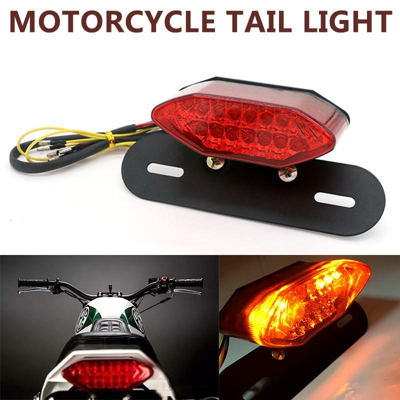 Đèn LED báo tín hiệu gắn đuôi xe Harley Cafe Racer Honda KTM z1000