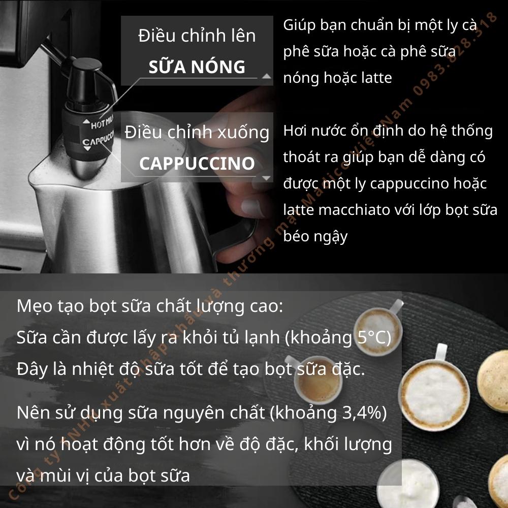 Máy pha cà phê Delonghi ECP35.31 Công suất 1100W dung tích 1.1L  pha Espresso, tạo bọt kem cho Cappuccino - Hàng nhập khẩu