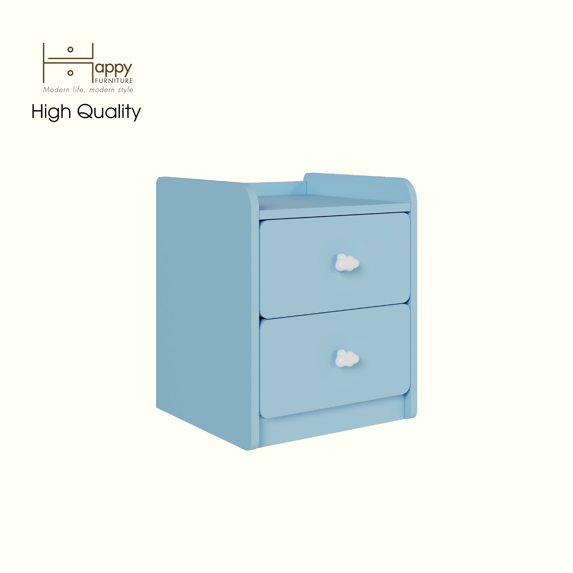 [Happy Home Furniture] KID, Táp đầu giường trẻ em, 40cm x 40cm x 50cm ( DxRxC), THK_164