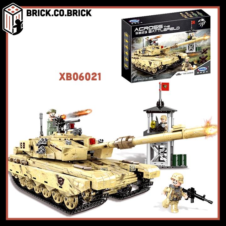 Mô Hình Lắp Ráp Xe Tăng Thiết Giáp Chòi Lính Military Moc Đồ Chơi Xếp Hình Quân Sự XB06021