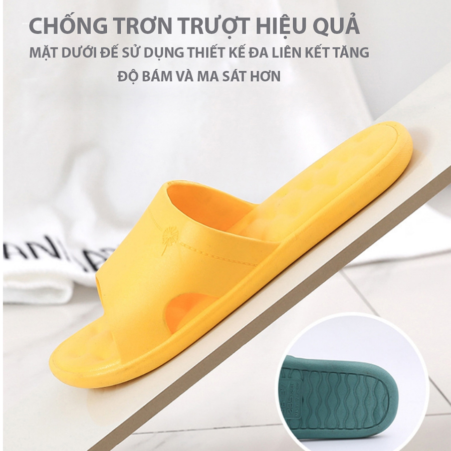 Hình ảnh Dép Đi Trong Nhà, Căn Hộ Chung Cư, Văn Phòng, Nhà Tắm Siêu Êm Chống Trơn Trượt Mẫu Mới 