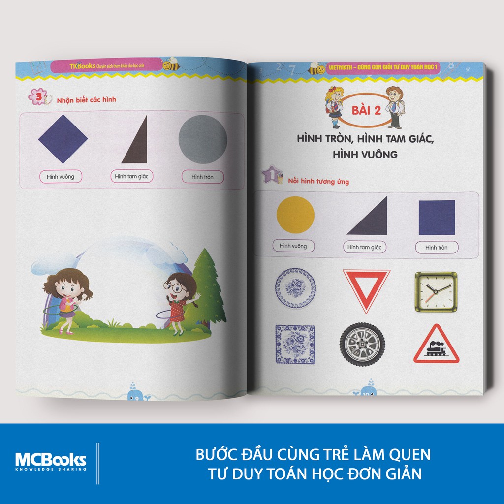 Vietmath Cùng con giỏi tư duy toán học tập 1