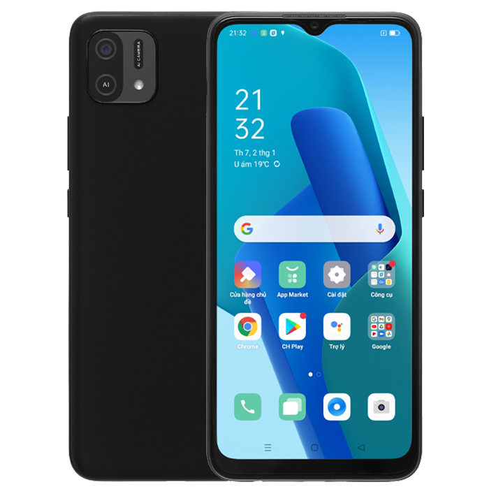 Điện Thoại Oppo A16k (3GB/32GB) Xanh thời thượng - Hàng Chính Hãng