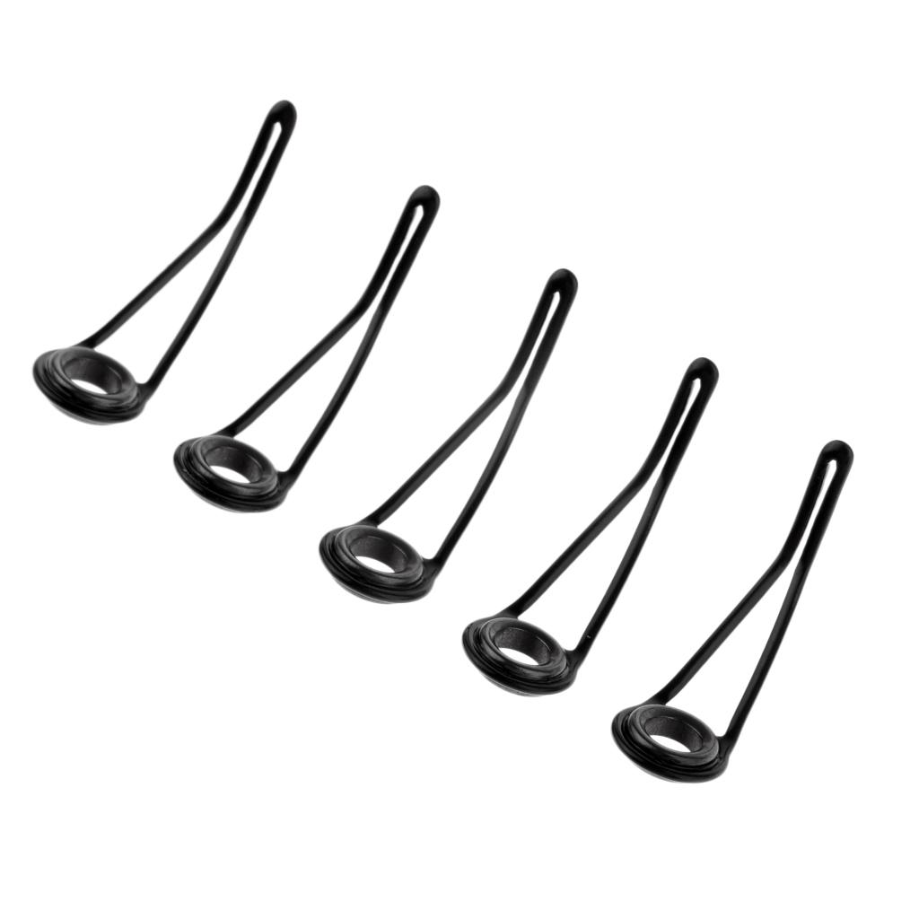 20pcs Single Leg Fishing Rod Guides Line Ring DIY Pole Repair Kit