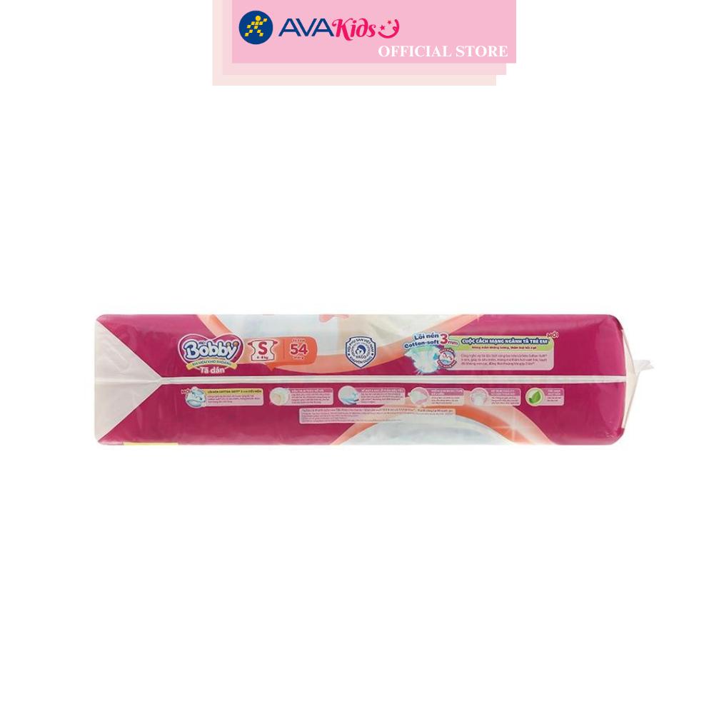 Tã dán Bobby size S 54 miếng (4 - 8 kg)