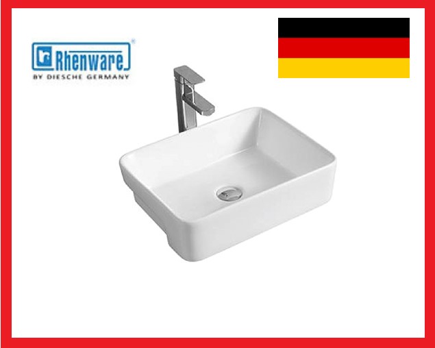 CHẬU LAVABO BÁN ÂM BÀN , NHẬP KHẨU CAO CẤP CHÍNH HÃNG RHENWARE LVB-16166