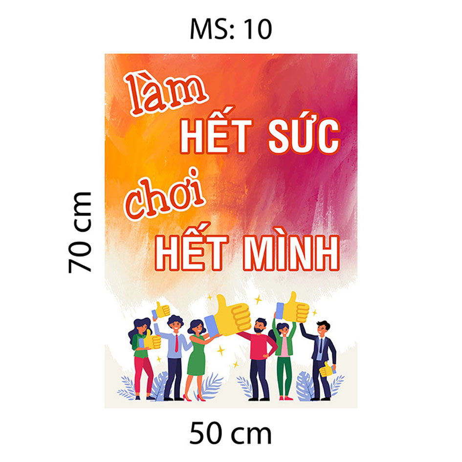 Decal trang trí Slogan trang trí văn phòng công ty số 25