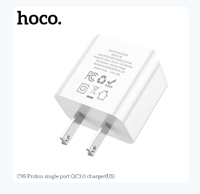 Củ Sạc Nhanh Hoco C98 - UC-A413-13 - hàng chính hãng