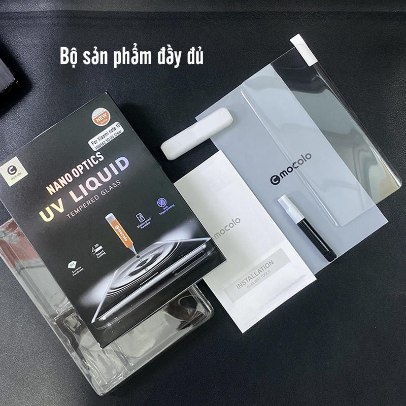 Cường lực UV Mocolo cho Xiaomi Mi Note 10 - Note 10 Pro - Note 10 Lite - Mi CC9 Pro, che camera - Hàng Nhập Khẩu