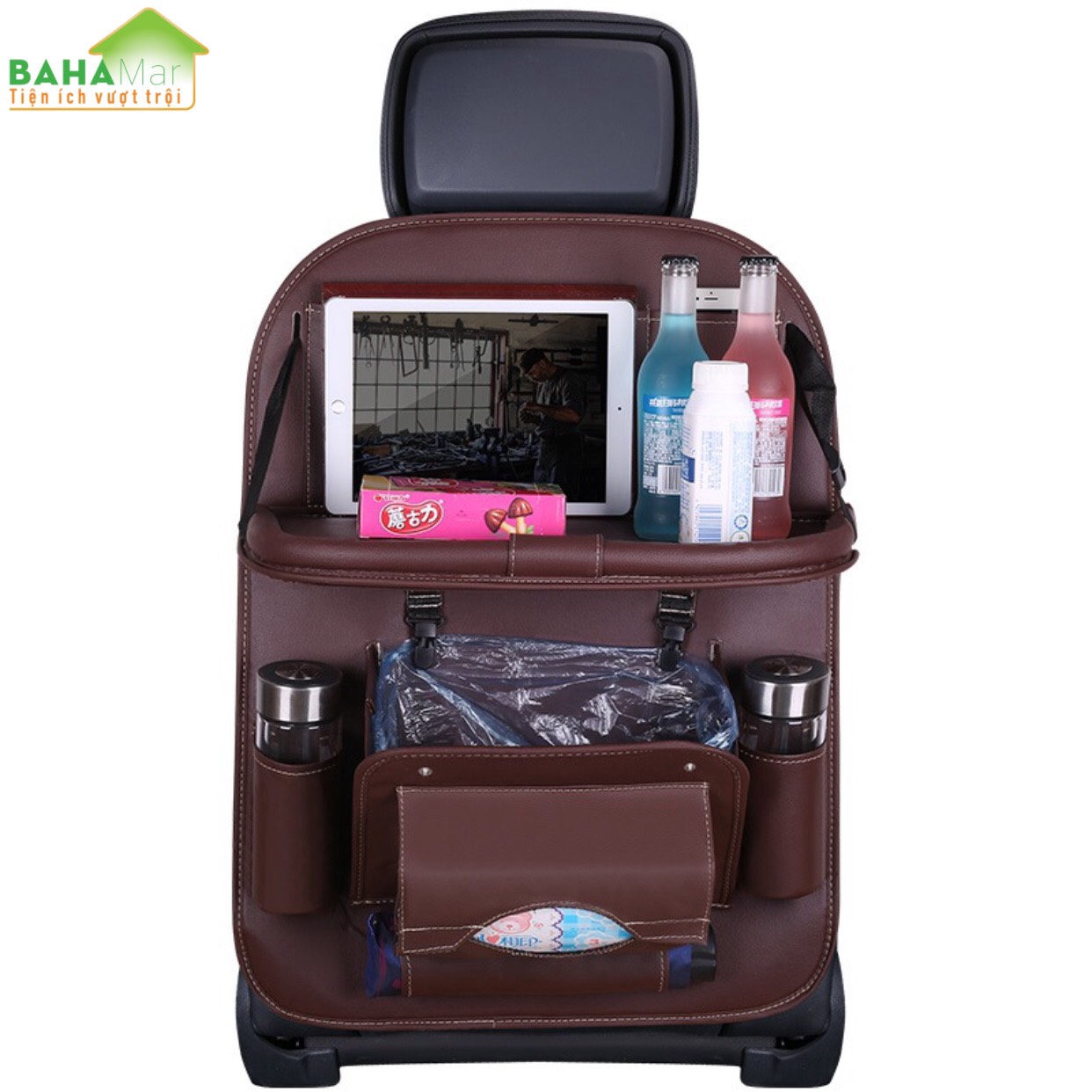 TÚI TREO ĐỂ ĐỒ TRÊN Ô TÔ CÓ THỂ GẤP - ĐA NĂNG LƯU TRỮ ĐỒ DÙNG "BAHAMAR" thuận tiện sắp xếp gọn gàng đồ trên xe hơi