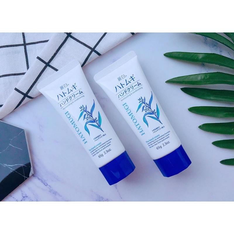 Kem Dưỡng Da Tay Hatomugi The Hand Cream (Tuýp 65g)