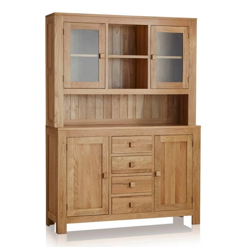 Tủ Chén Cao Oakdale Lớn Gỗ Sồi Ibie DSCTLDALO