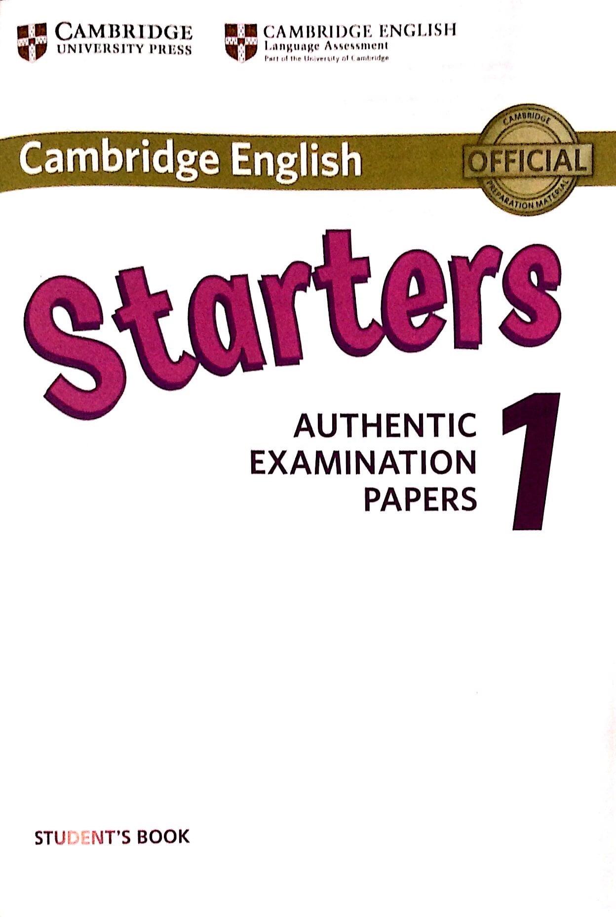 Hình ảnh Cambridge English Starters 1 for Revised Exam from 2018 Student's Book