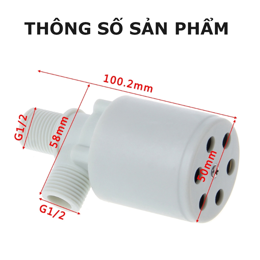 Phao cơ tự động đứng Phao Cơ Thông Minh thế hệ mới tự ngắt khi đầy bồn tặng kèm băng tan,ống cút