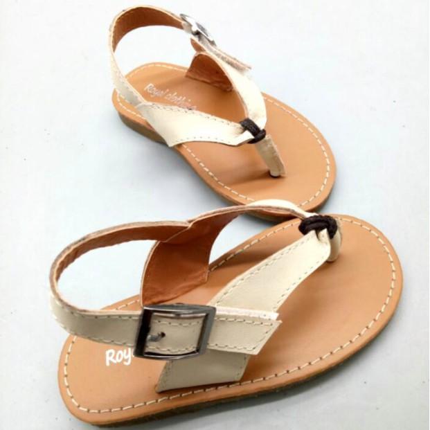 Giày sandal xỏ ngón đế lót da cao cấp và chống trượt cho bé G809