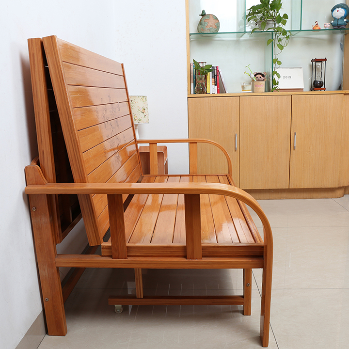 Sofa Tre, Chõng Tre Sofa Kết Hợp 2 Trong 1 Vật Liệu Tre Chắc Chắn, Bền, Chịu Lực Cao Chống Mối Mọt 100% Cật Tre