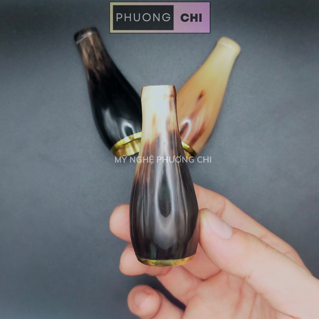 Tẩu Bắt Tóp Xì_Gà Ring 42-60 Bằng Sừng Đầu Đồng Cao Cấp - quà tặng ý nghĩa cho sức khỏe nam giới | Mỹ Nghệ Phương Chi