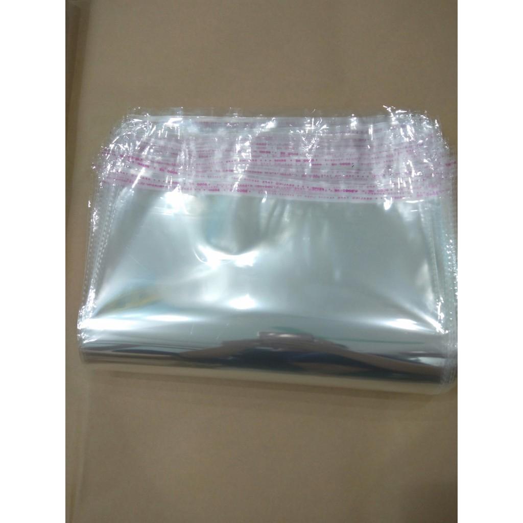 Túi bóng kính dán miệng OPP 25x33+4 cm (100g)