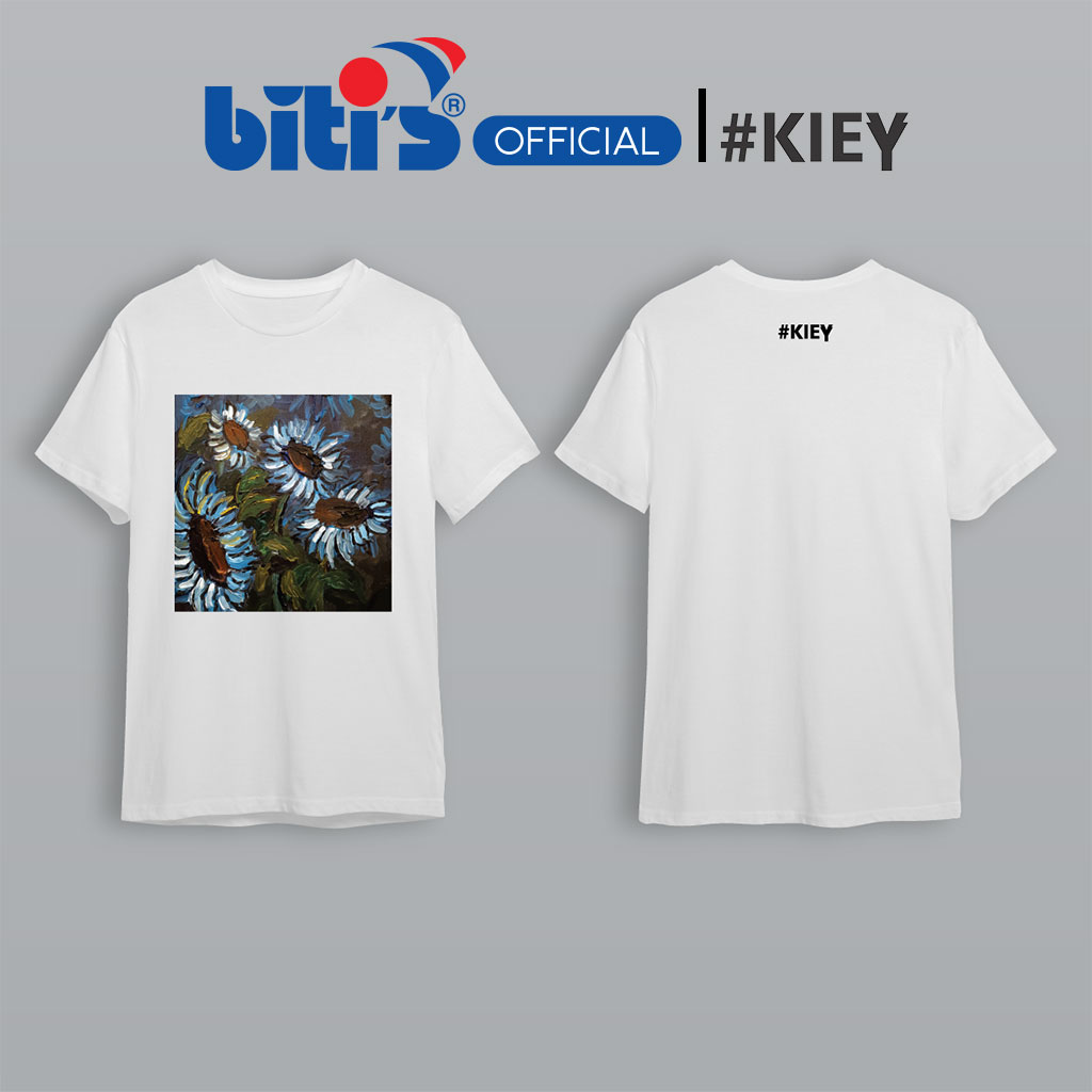 [BST đặc biệt BITI'S X KIEY] Áo Thun Cotton Kiey Unisex Universe T-Shirt BOU000200TRG (Trắng) - L 65-&gt;75kg