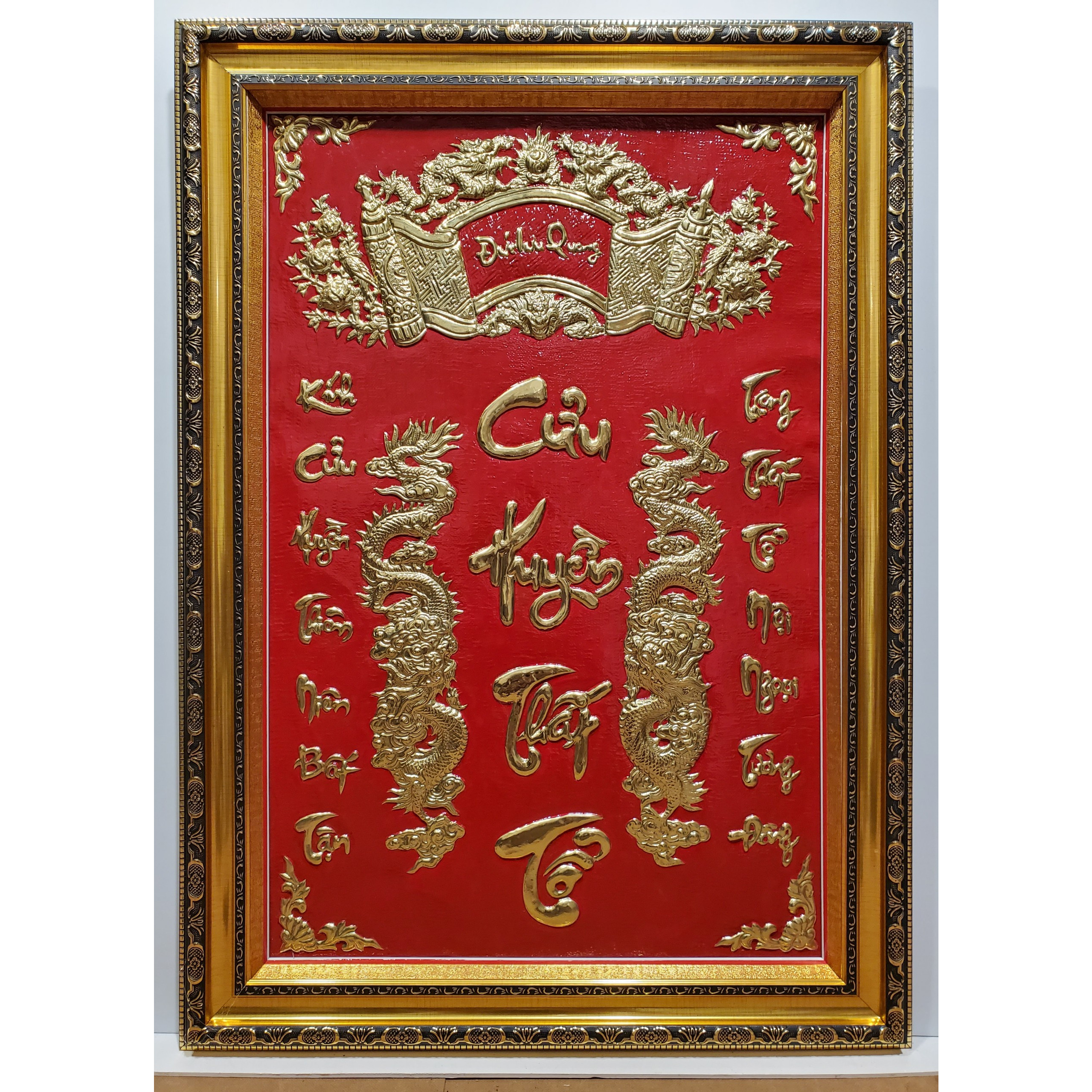 LIỄN THỜ CỬU HUYỀN THẤT TỔ - ĐÒNG VÀNG NGUYÊN CHẤT LIỀN TẤM