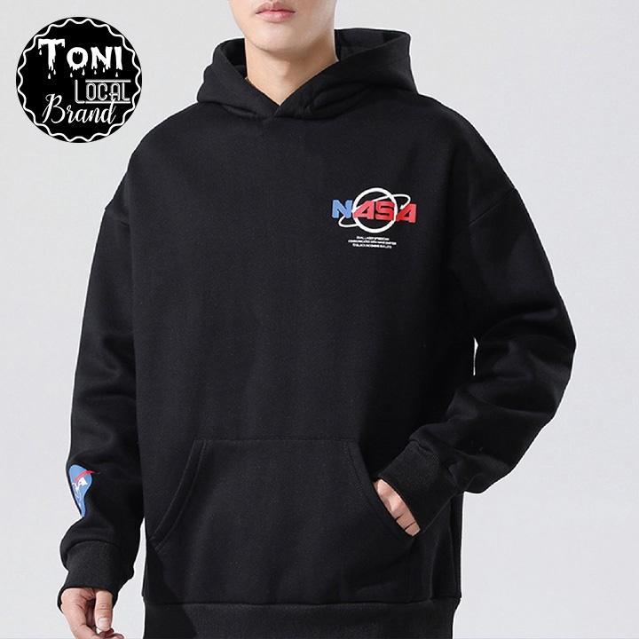 ÁO HOODIE Local Brand Unisex Nasa Nỉ Bông Form Rộng Nam Nữ