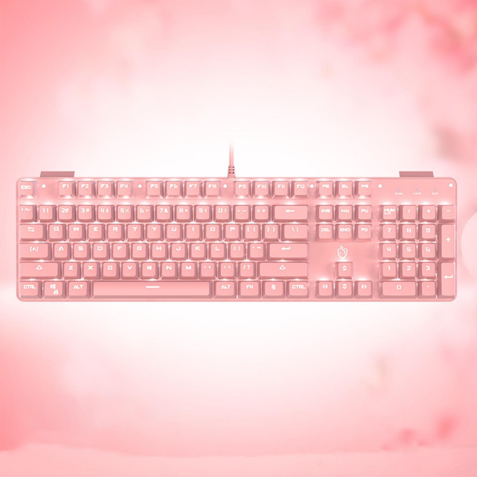Professional 104 Keys Keyboard, LED Gaming Keyboards Backlit Gaming Keyboard for PC Computer Gamer