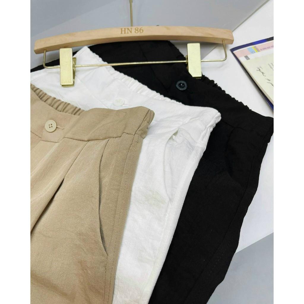 Quần baggy đũi chun sau cao cấp