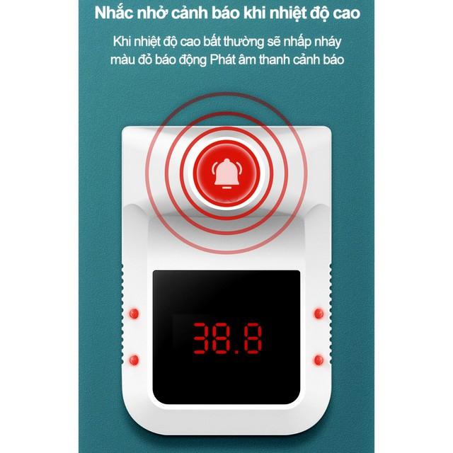 Máy đo nhiệt độ Thân Nhiệt treo tường tự động K3