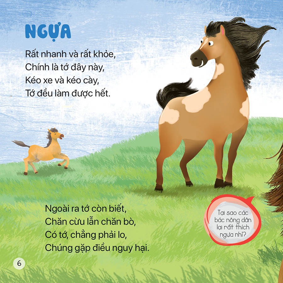 Sách - Thơ Hay Cho Bé - Học Về Nông Trại