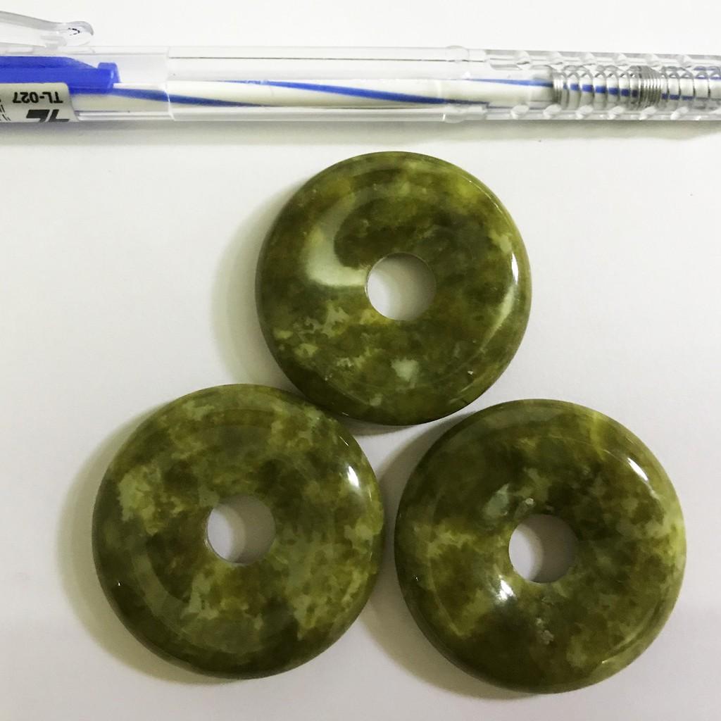 Đồng điếu trắng cho người mệnh Thủy và kim bản 3 cm có dây đeo