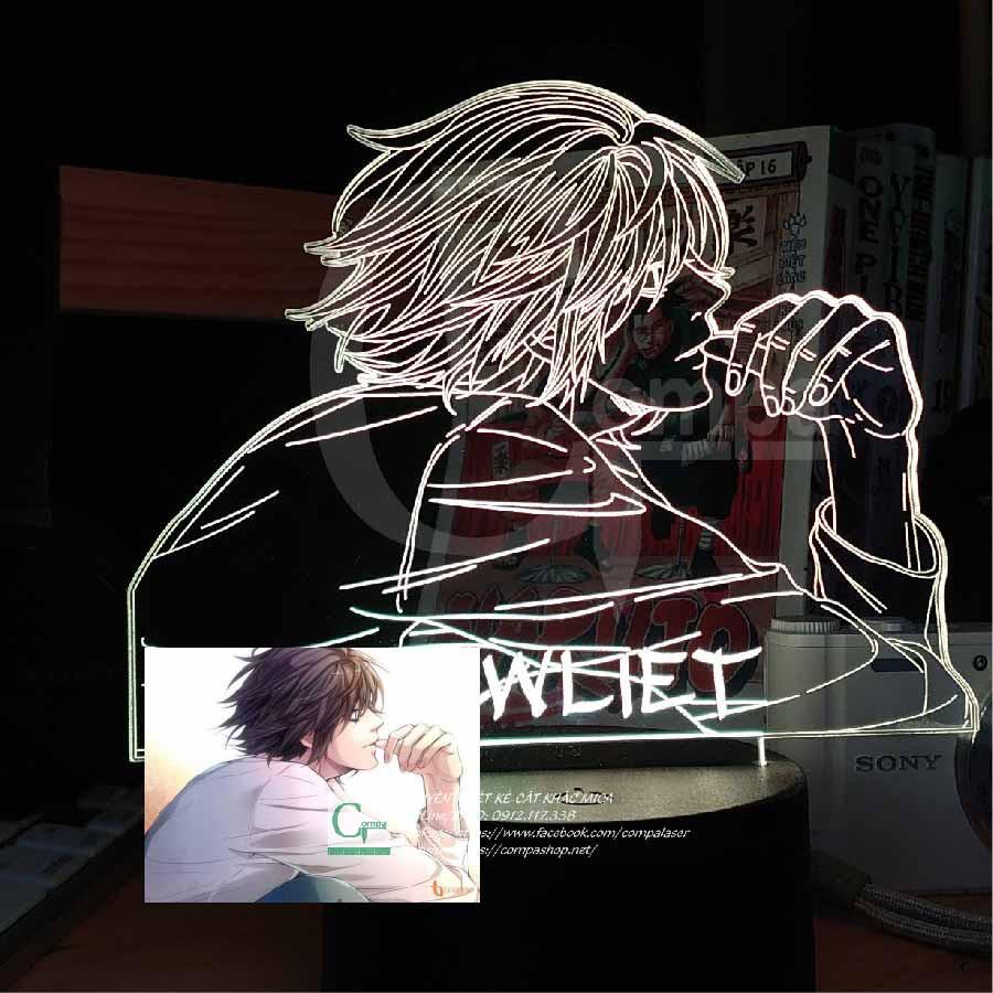 Đèn Ngủ Anime Death Note L Lawliet Type 01 ADTN0101 16 màu tùy chỉnh quà tặng