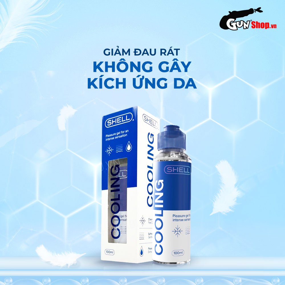 Gel bôi trơn mát lạnh - Shell Cooling - Chai 100ml