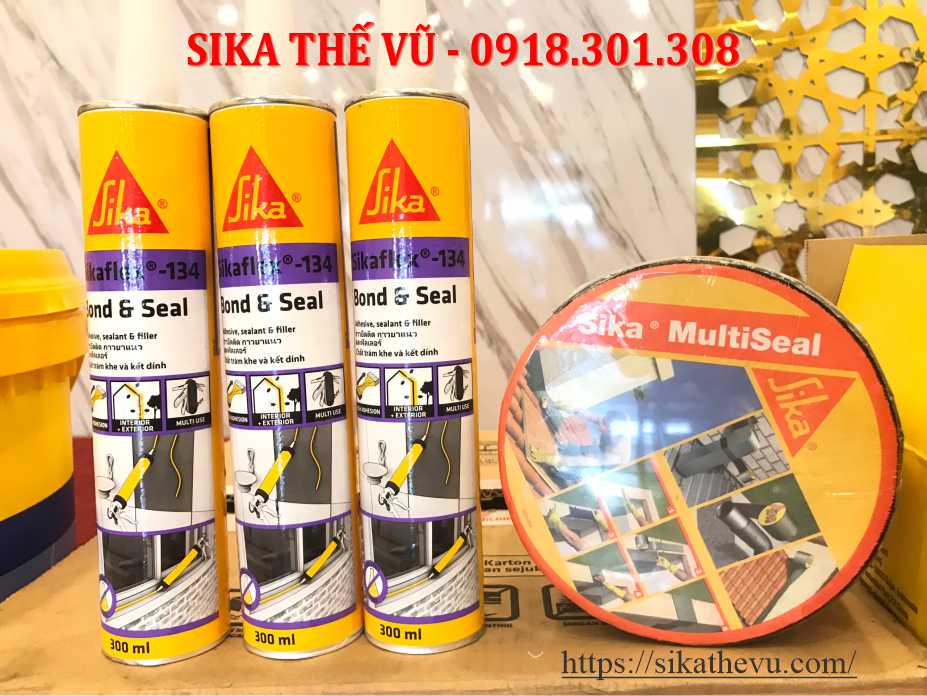 Băng keo chống dột, Chống thấm siêu dính, dùng được trên mọi vật liệu - Sika Multiseal (cuộn 7.5cm x 10m)