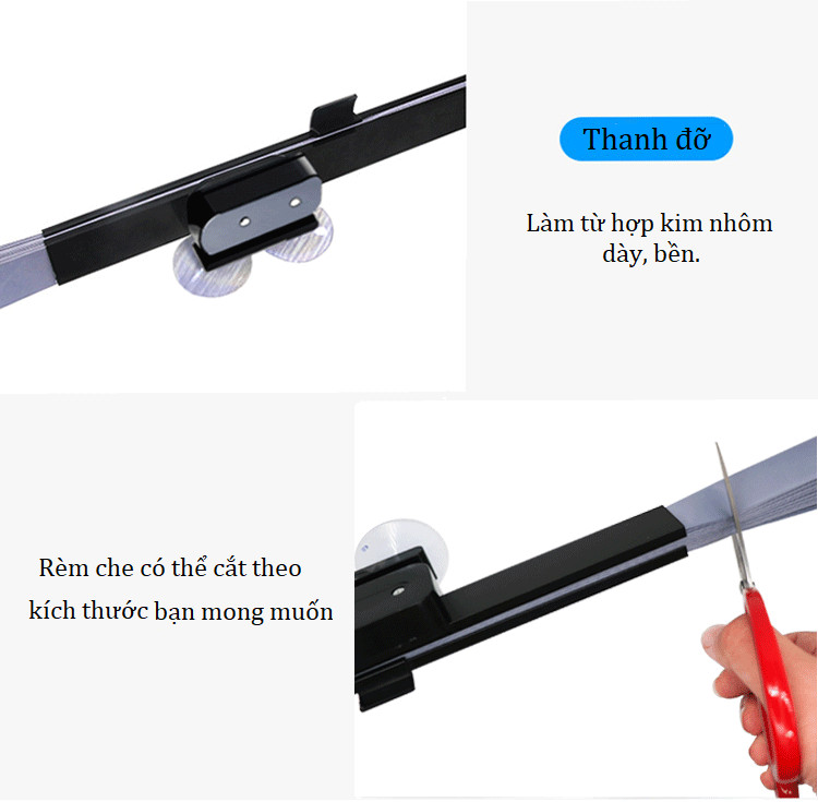 Rèm Che Nắng Ô Tô 46cm - CHỐNG NẮNG, CHỐNG NÓNG CỰC TỐT