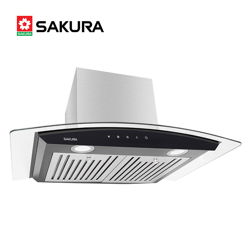 Máy Hút Mùi Kính Cong Cảm Ứng SAKURA SR-7730G Hàng Chính Hãng