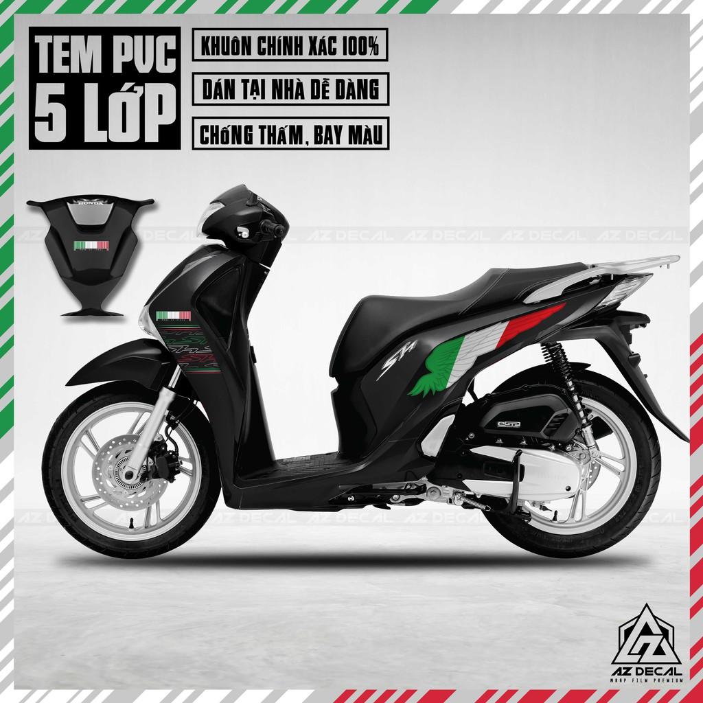 Tem Xe SH Italia Wings | SH12 | Chất Liệu Decal Chống Bay Màu, Chống Nước, Dán Xe 2017 - 2021 - Trắng,2020 - 2021