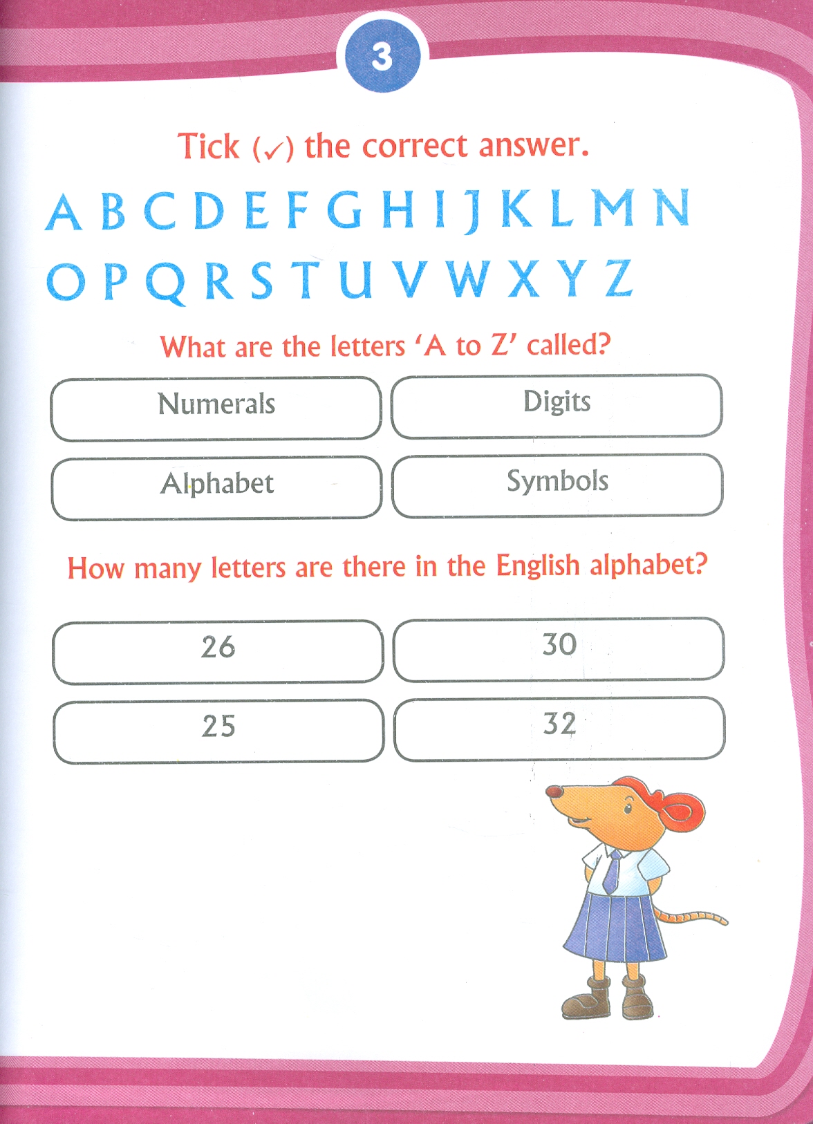 Kid's 3rd Activity Book English Age 5+
