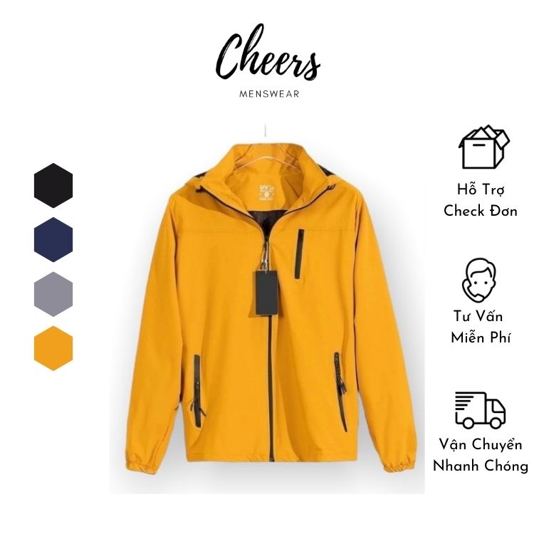 Áo khoác gió nam nữ Gore-Tex 2 lớp Cao Cấp Chống nước, Chống nắng, Ngăn tia UV