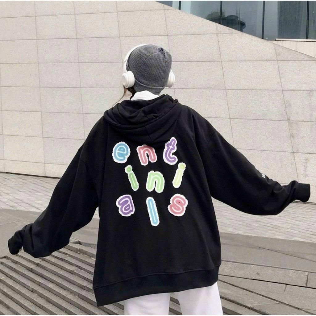 Áo Khoác Hoodie Zip Kéo Có Nón Che Nắng Chống Nhiệt ENTINIA Đa Năng Phong Cách Cá Tính Mới